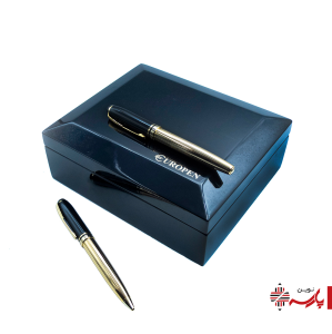 خودکار و خودنویس جفتی جعبه دار فورت طلایی یوروپن