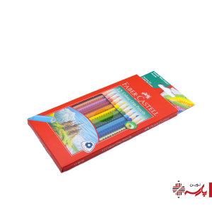 مداد رنگی 12 رنگ جعبه مقوایی گریپ فابرکاستل
