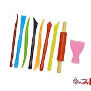 ابزار سفالگری وردنه دار 10 عددی دودک