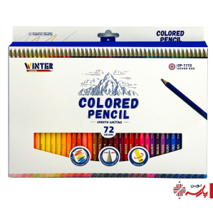 مداد رنگی 72 رنگ مقوایی حرفه ای وینتر