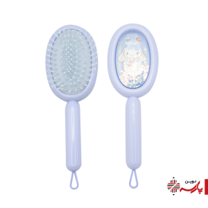شانه (برس) فانتزی پشت کریستال بیضی کرومی 0663 و 0662