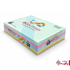 کاغذ  آ4 رنگی (500 عددی) 75 گرم 4 رنگ کانواس